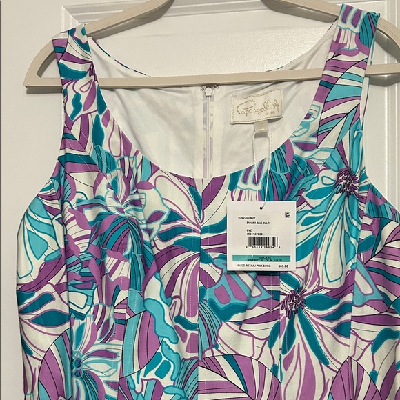 Pappagallo Dresses & Skirts - Pappagallo Purple and Blue Floral Midi Dress